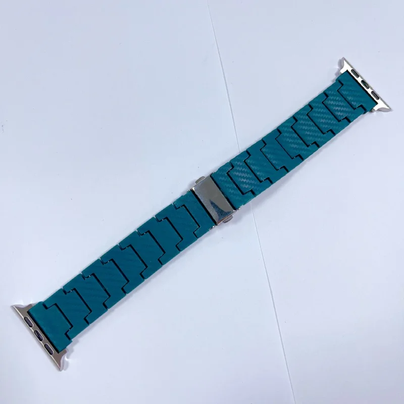 Kohlefaser-Bänder für Apple Watch Band 45 mm 44 mm 40 mm 42 mm 46 mm 41 mm 38 49 mm Correa-Armband IWatch-Serie 10 SE 9 8 7 Ultra 2