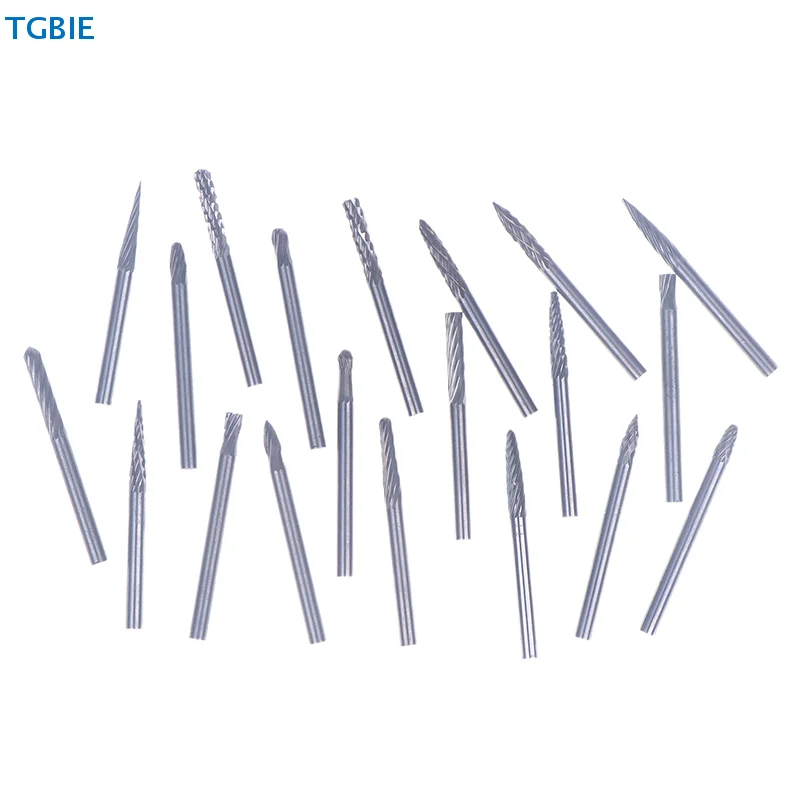[TL]Tungsten Carbide Rotary File Hard Alloy Rotary Bur Drill Bit 3mm Shank Engraving Cutter Grinding Head For Metal And Plastic