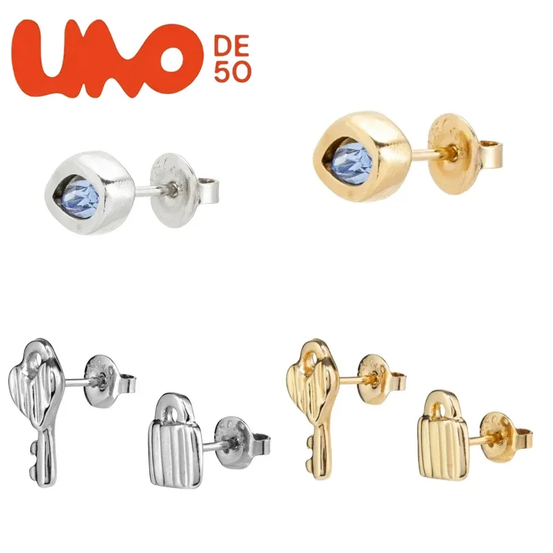 ต่างหู UNOde50 ใหม่: ความสง่างามทองและเงิน 24K วิธีราคาไม่แพงเพื่อเพิ่มเสน่ห์ของคุณ