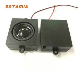 SOTAMIA 2Pcs 4550 Passive Audio Mini Speaker Driver 4 8 Ohm 5W Advertising LCD TV Speaker Computer Home Theater Loudspeaker