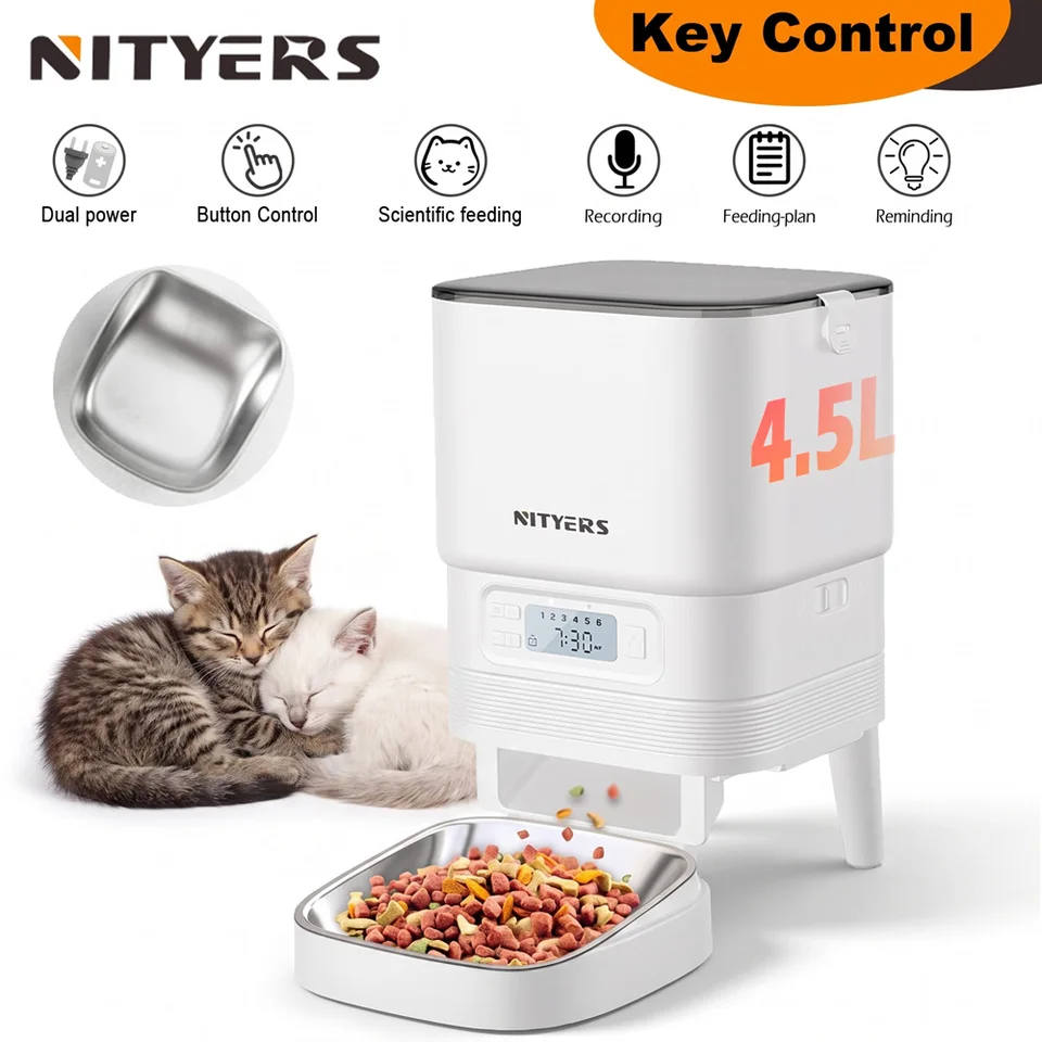 Smart 4.5L Automatic Cat and Dog Feeder
