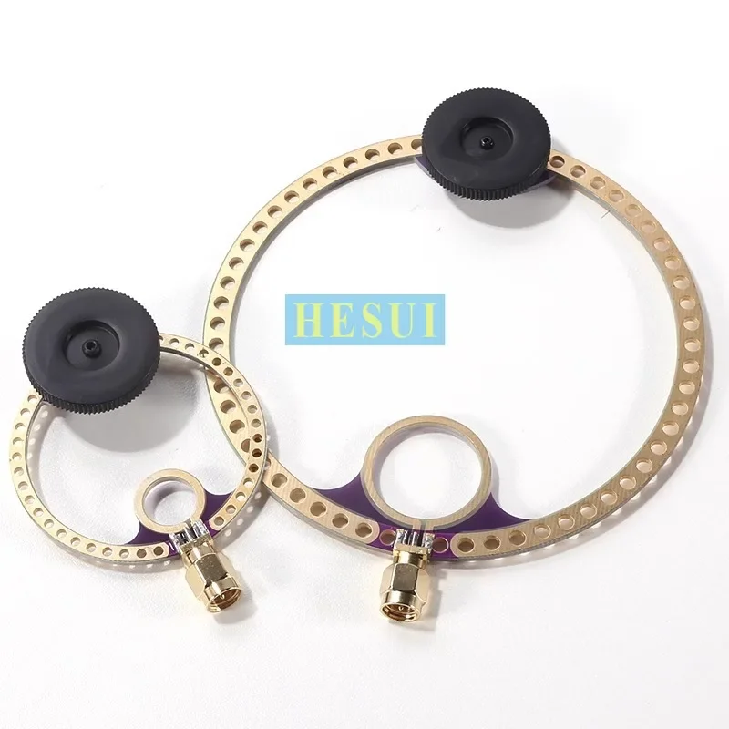2pcs UV UHF + VHF FM 400MHz - 470MHz 80MHz - 15MHz mini ring antenna Suitable for HFDY Malahiteam DSP DSP2 Receiver Antenna