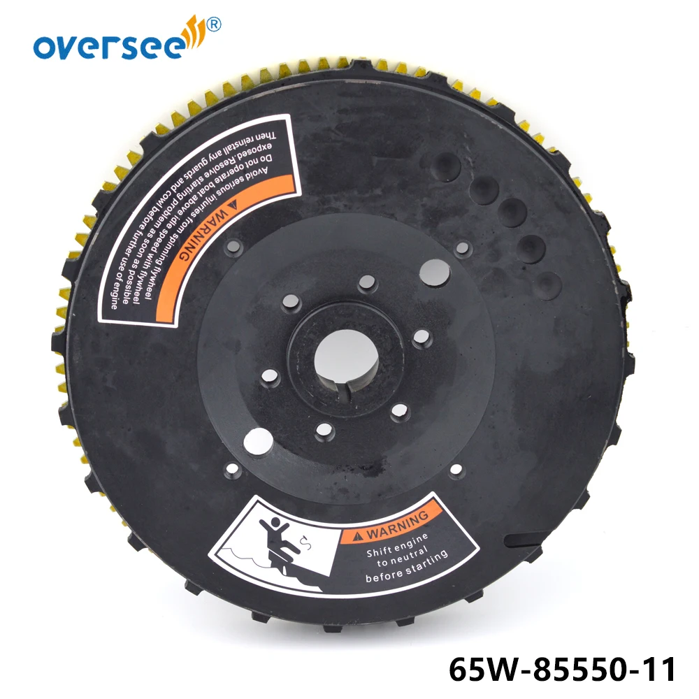 Oversee 65W-85550-11 Electrical Rotor Flywheel For Yamaha Parsun 4T 20HP 25HP 40HP Outboard Motor F25-05150000W F40-05180000W