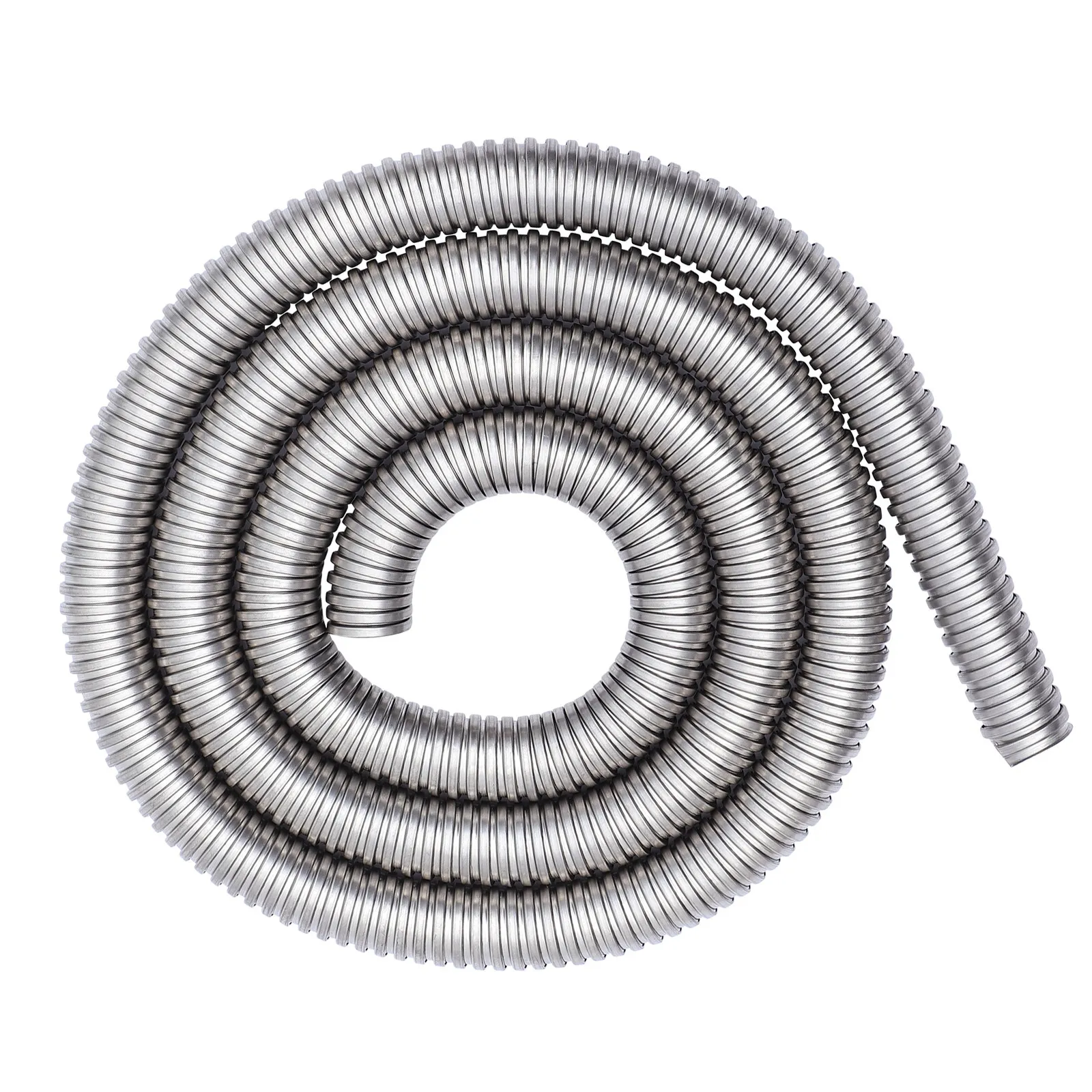 High Quality 304 Stainless Steel Cable Sleeve Protector Metal Threaded Hose for Wire Cable Protection in Automotive Forestry