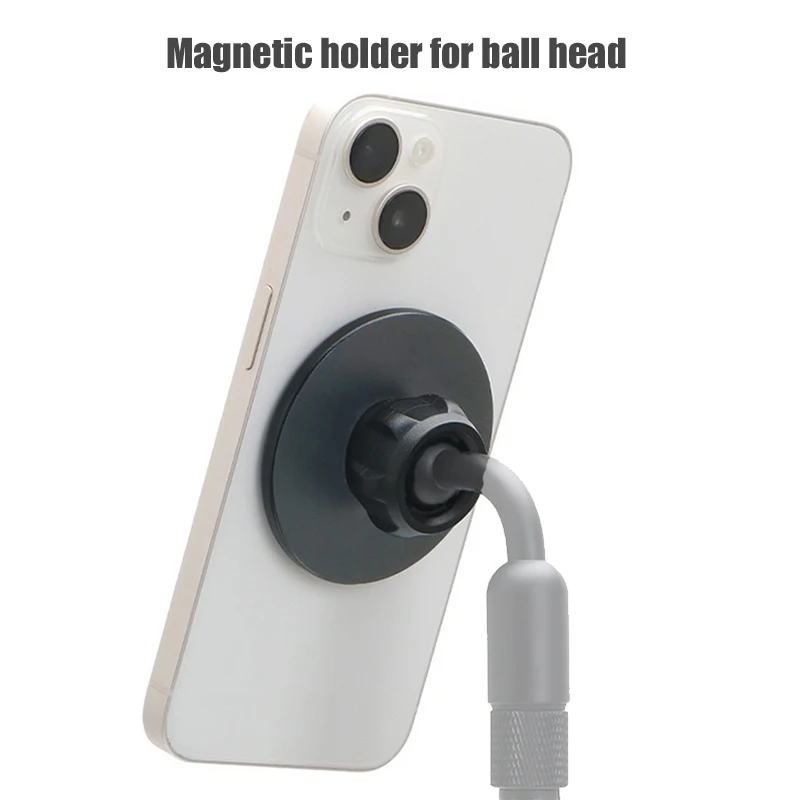 BFOLLOW Strong Magnetic Mount for Mobile Phone Tablet Magsafe Holder with Ball Head 1/4