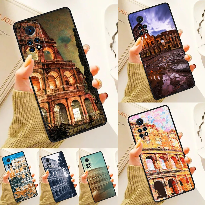 Roman Colosseum Italian Case For Samsung Galaxy S24 Plus S23 S20 S21FE Lite S22 Ultra Note 20 S8 S9 S10 Phone Coque