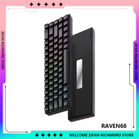 Teamwolf Raven68 68keys Mechanical Magnetic Switch Gamer Keyboard Wired Rgb Fps Gaming Keyboard Keyboards Quick Trigger Hot Swap