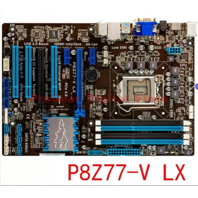 

Материнская плата для Asus P8Z77-V LX LGA1155 Z77 ATX DDR3
