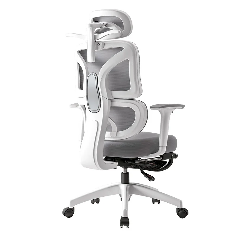 Ergonomic Office Reclining Chair Comfortable Home Gaming Chair With Mesh And Foam For Long Sitting Not Tired