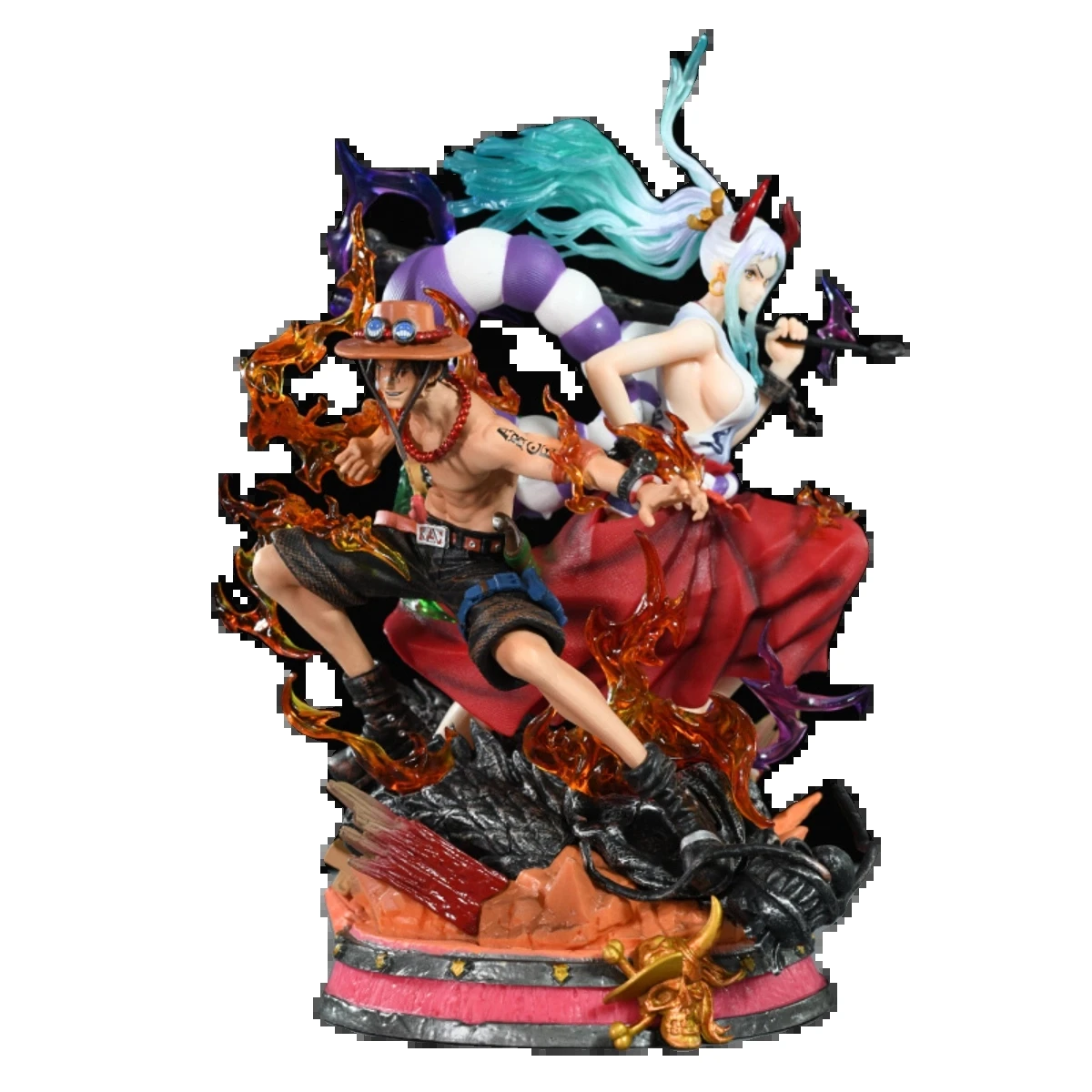 One Piece Gk Lx-Studios Dream Collab: ¡Figura de resina Yamato×Ace! Premium Craft, detalles exquisitos y posiciones vívidas. ¡Monta imprescindible!