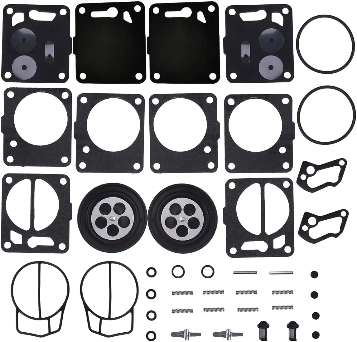 Новые 2 комплекта комплектов для ремонта карбюратора с двумя карбюраторами для Mikuni SeaDoo 50 717 720 787 800 SP GS GTX HX XP SPX GTS Новые 2 комплекта комплектов для ремонта карбюратора с двумя карбюраторами для Mikuni SeaDoo 50 717 720 787 800 SP GS GTX HX XP SPX GTS