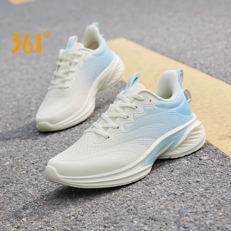 361 Degress Women\'s Sports Shoes Retro Wear-Resistant Shock-Absorbing Trendy Breathable Casual Running Female Snakers 682412236