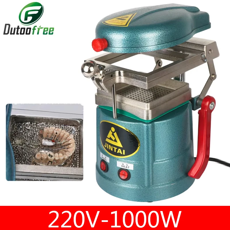 220V Dental Vacuum Forming Machine and Laminating Molding Machine Oral Material Making Tool 1000W Orthodontic Retainer