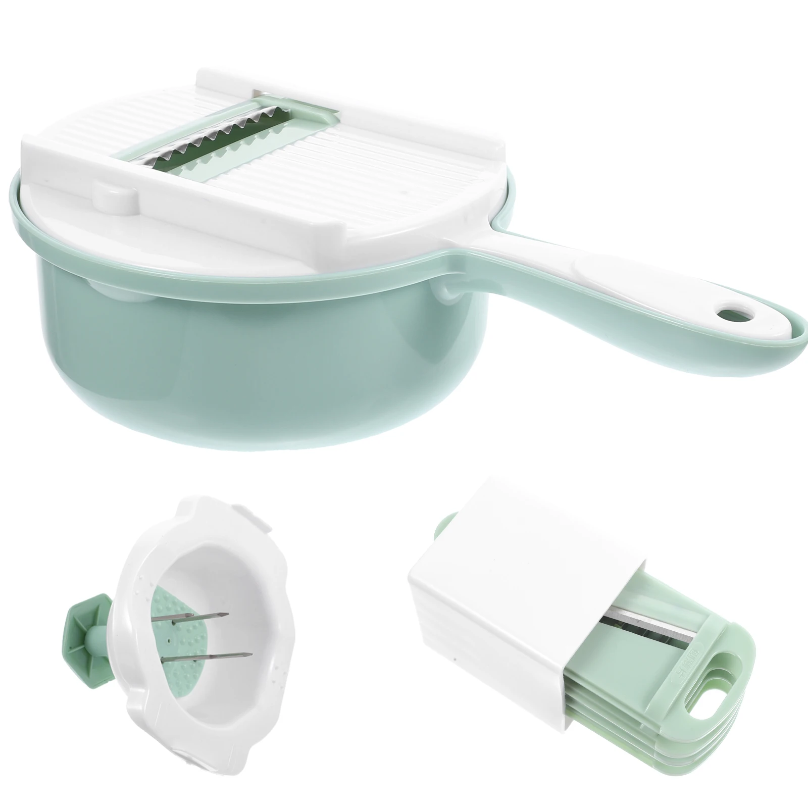 

Multifunctional Stainless Steel Kitchen Vegetable Peeler Grater Vegetable Slicer Cutting Tools Random Color Lightweight Portable