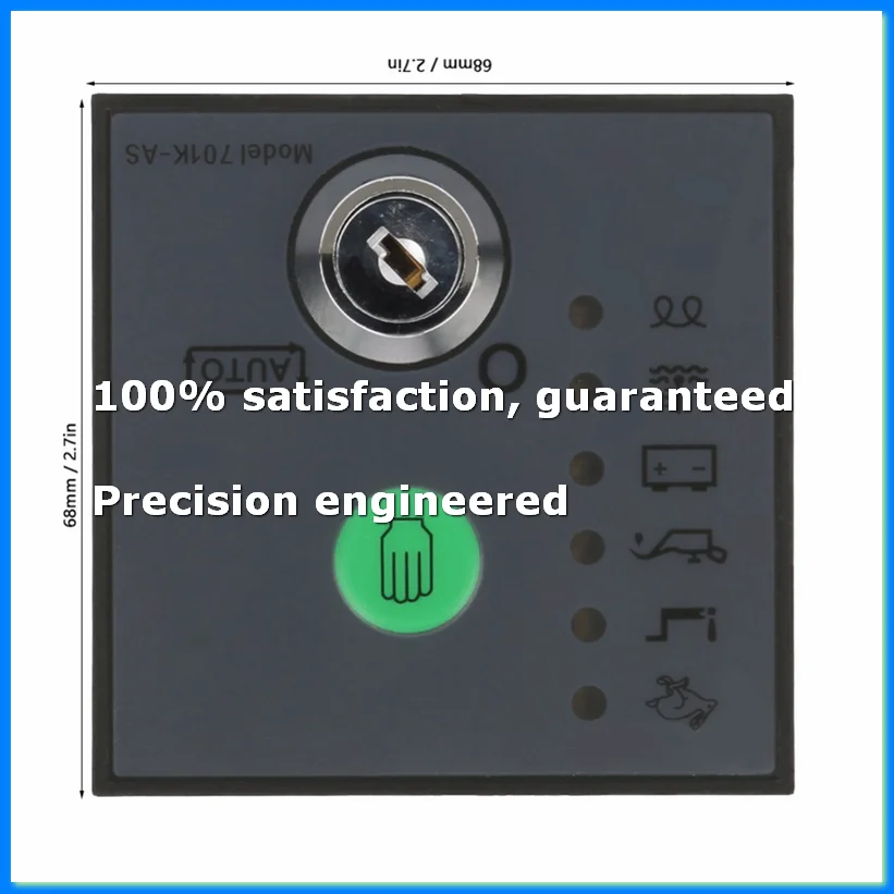 DSE701AS Generator Controller Automatic Start Module with Keys Generator Control Panel Self-Starting Accessories-A28R