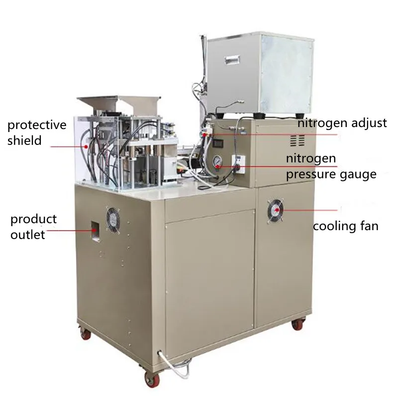 Automatic Nitrogen Preserved Coffee Powder Pod Tea Granule Cup Filling Vacuum Sealing Packing Machine for Food Paper Pouch Bag
