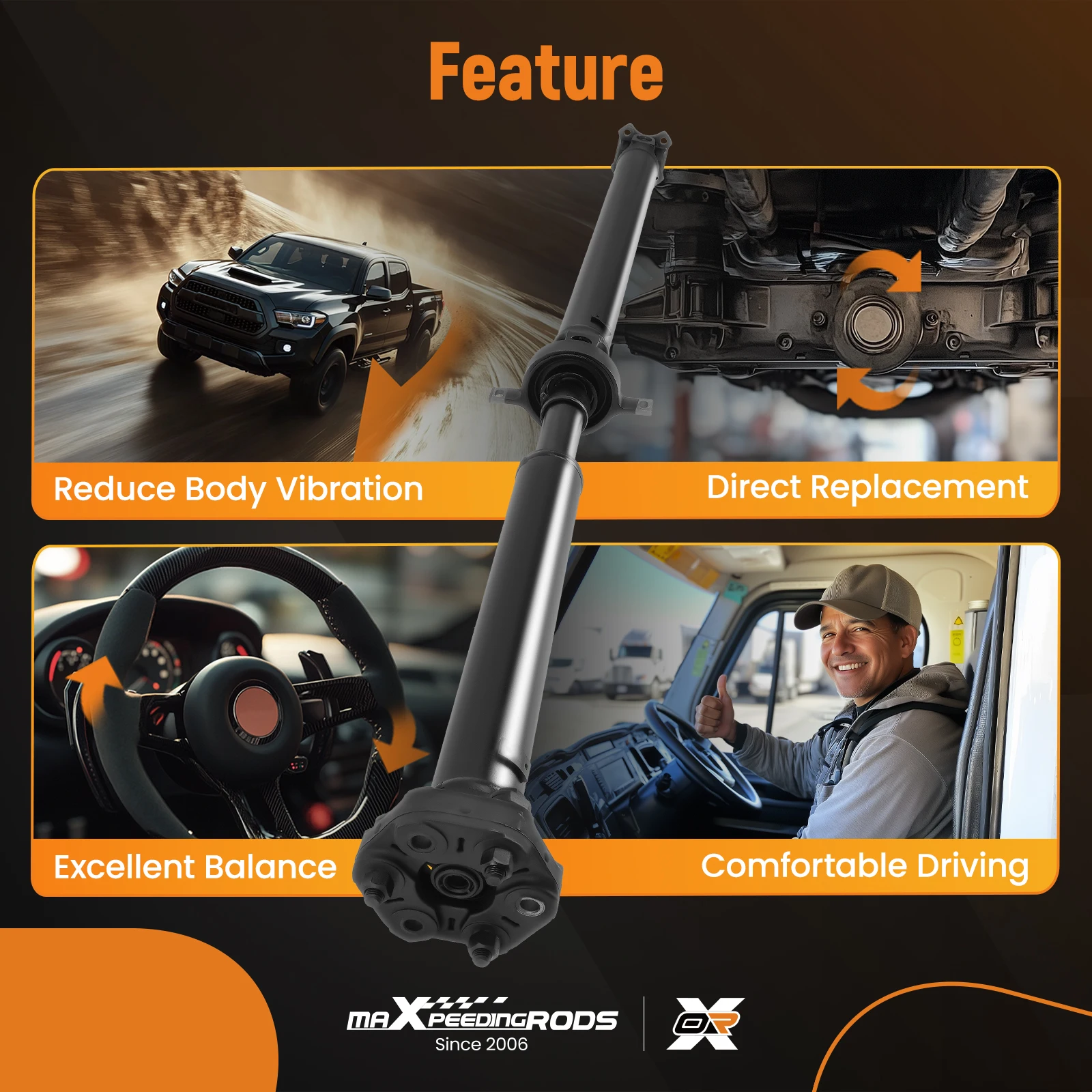 Poros Penggerak Belakang Prop Drive Shaft Untuk BMW E90 325i 328I 2006-2013 26107551199 26107527355 431-50182