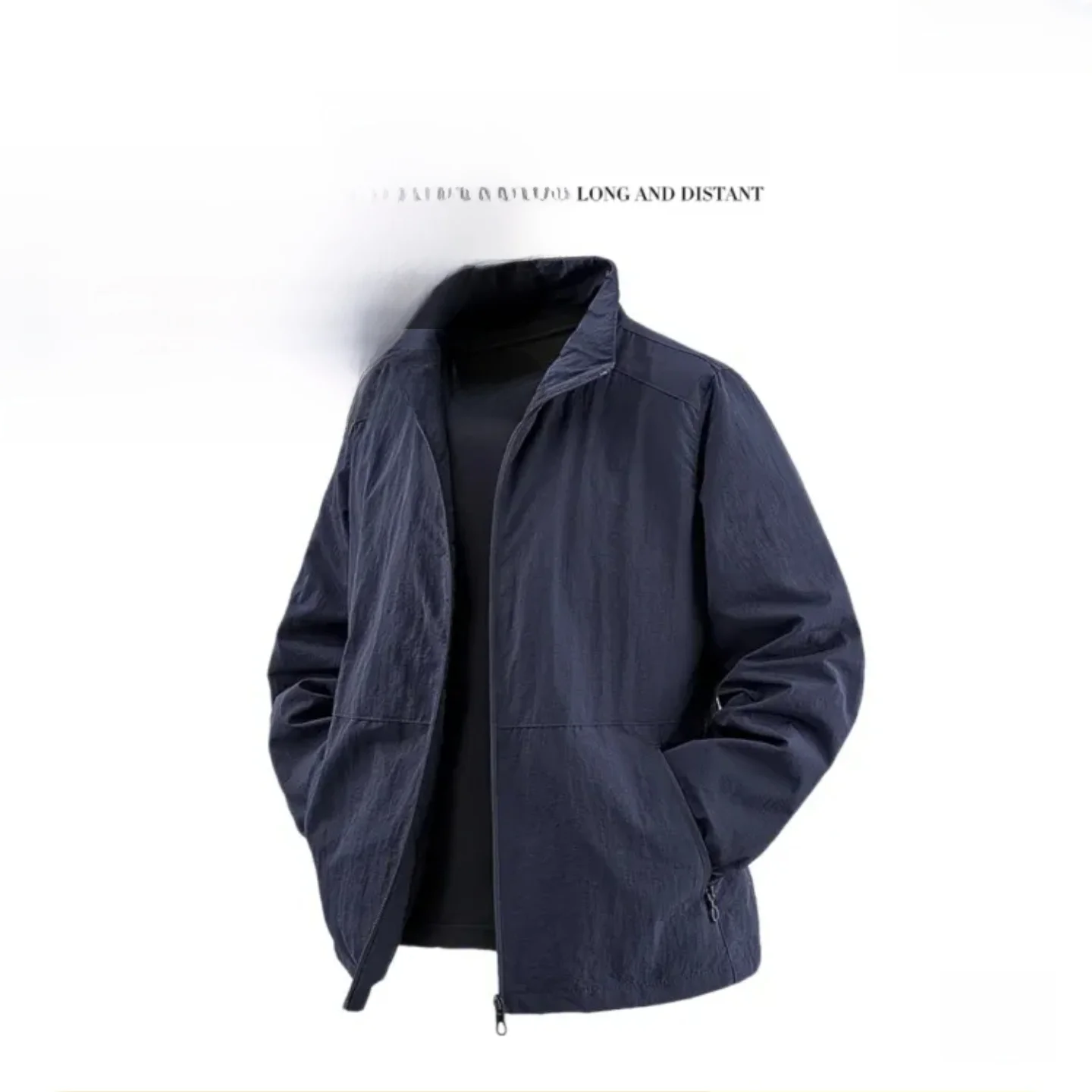 

Мужская повседневная куртка-пальто с воротником-стойкой, на меховой подкладке, теплая, водонепроницаемая, осенне-зимняя, новая коллекция, стильная верхняя одежда