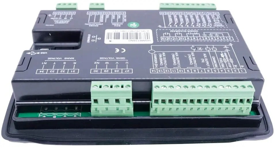 Controlador automático hgm6110n do genset do controlador gerador do genset de smartgen hgm6110nc com relação rs485 e usb