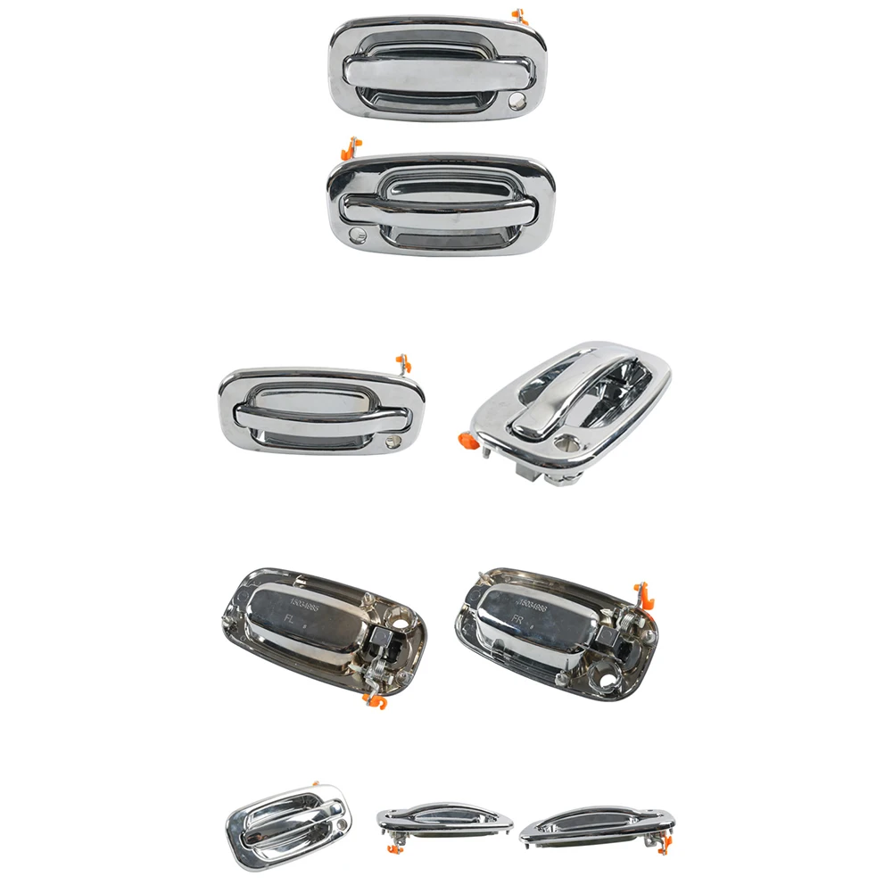 High Quality Practical Exquisite Brand New Exterior Door Handle Accessories Silver 15034985 Electroplating Door Handle