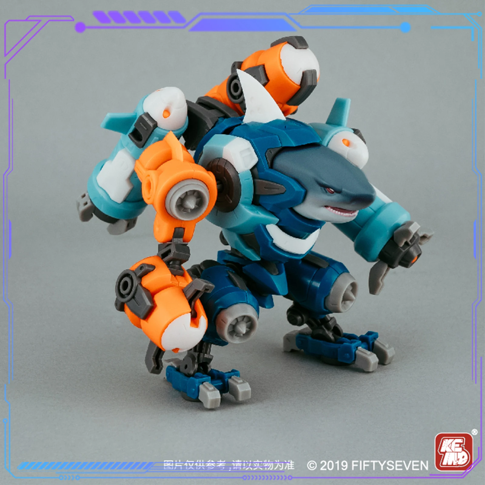 FIFTYSEVEN Number 57 No.57 Manhunter DEEPSEA RIPPER 1/24 액션 피규어 인형 갑옷 팀 헌터 팀 상어 어린이 장난감 선물