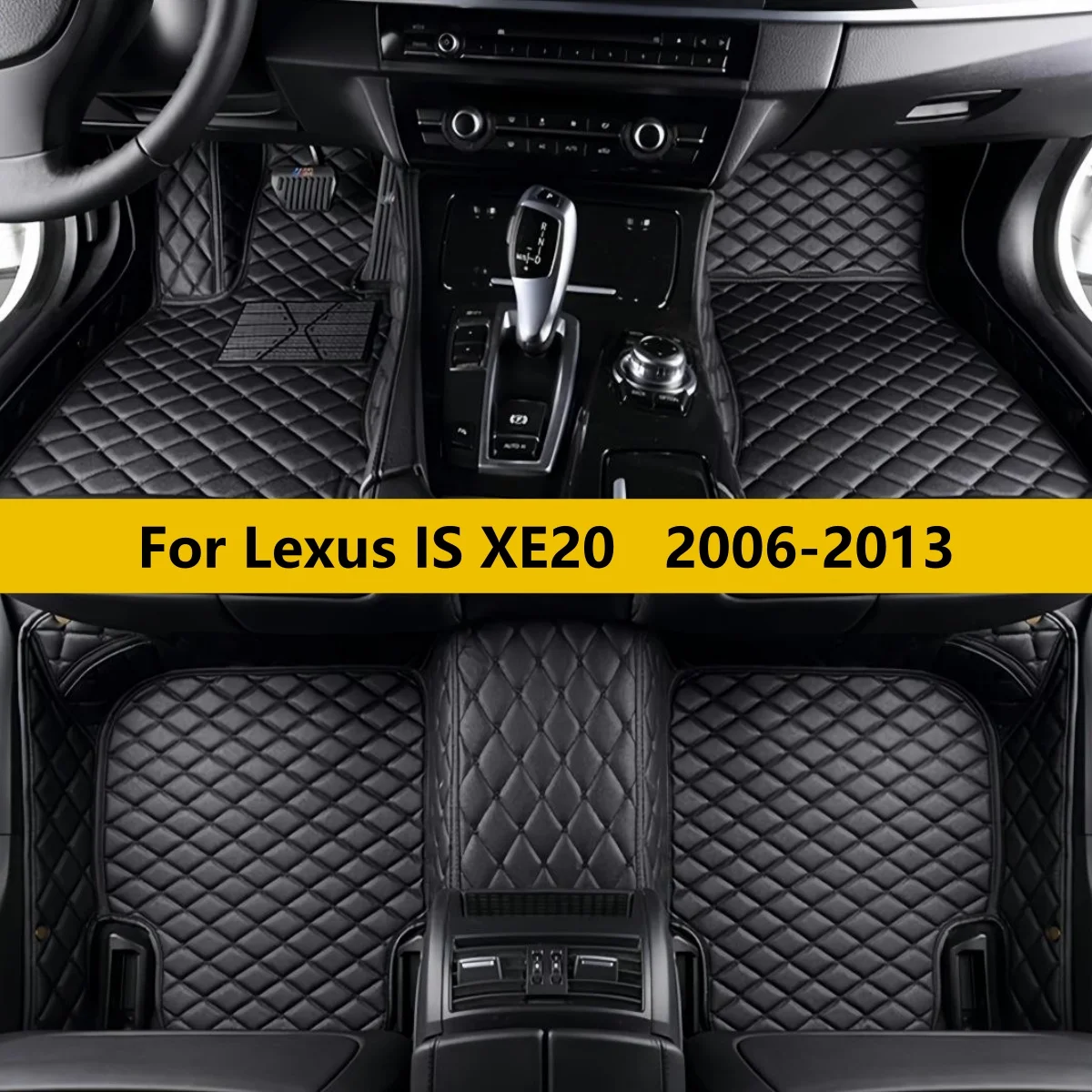 

Custom Car Floor Mats For Lexus IS XE20 2006 2007 2008 2009 2010 2011 2012 2013 Leather Carpet Auto Interior Accessories