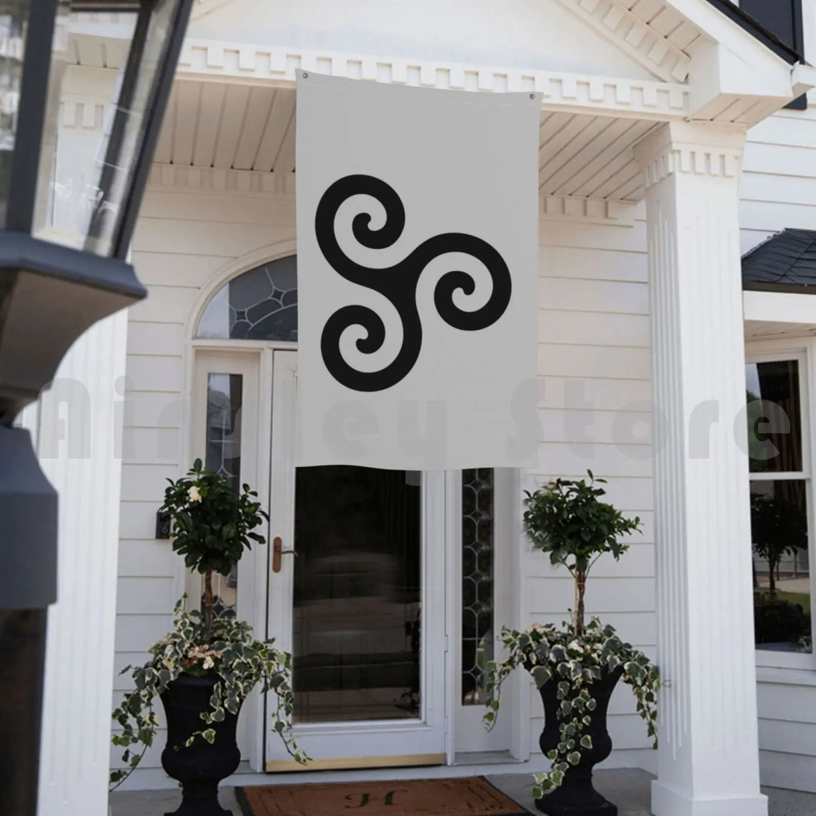 علم تريسكيل علم السيارة مضحك في سن المراهقة وولف ستايلز برنامج تلفزيوني مسلسل فيلم تايلر بوسي بالذئب تريسكيل