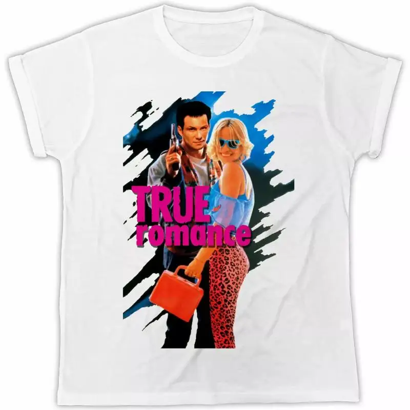

TRUE ROMANCE T Shirt Retro Cool Keanu Reeves Movie 90s UK