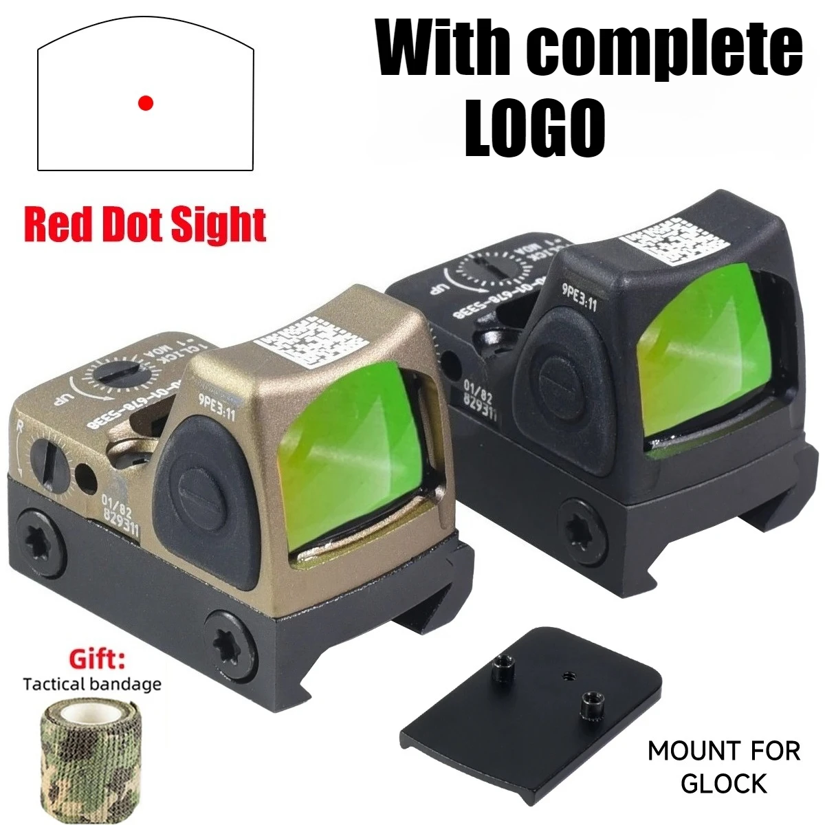 

Новый прицел Red Dot Sight RM82-HRS для тактических систем G17 G19 с полной оригинальной маркировкой
