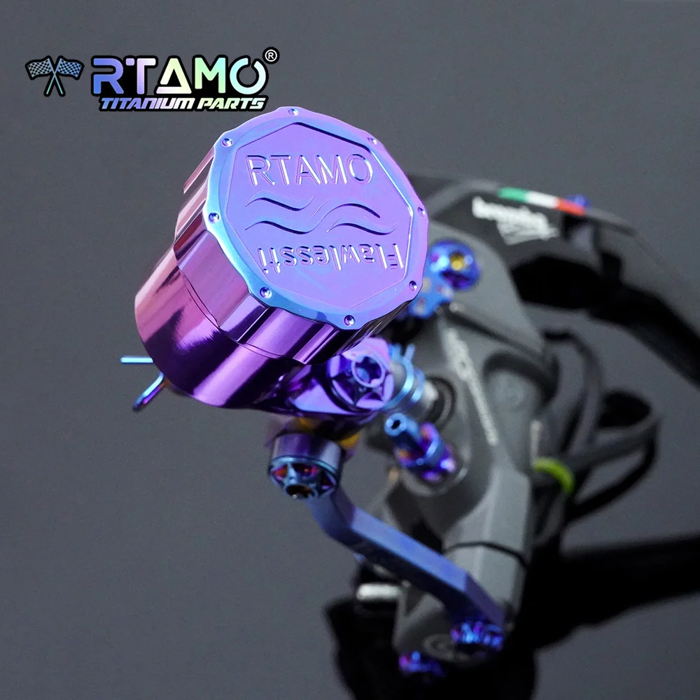 RTAMO Gr5 Titanium Oil Cup Brake Fluid Tank with Cover Fit for RCS/CC/RR/RCB /GALESPEED/Frando High Strength