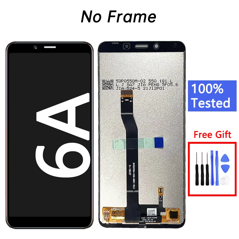 Mobile phone Lcds For Xiaomi Redmi 6A Screen Replacement Pantalla For Xiaomi Redmi 6A Lcd Touch Display Or