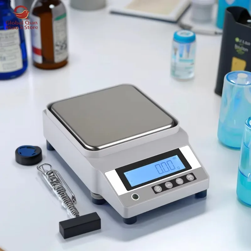 Jewelry Scale 0.01 Lab Analytical Balance DJ502A Precision Electronic Balance Scale Digital Weighing Scales