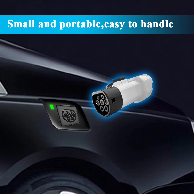 SuType2 V2L อะแดปเตอร์ EV อะแดปเตอร์สภาพใหม่ 16A รถ Discharger สําหรับ Type2 รถยนต์ไฟฟ้า V2L