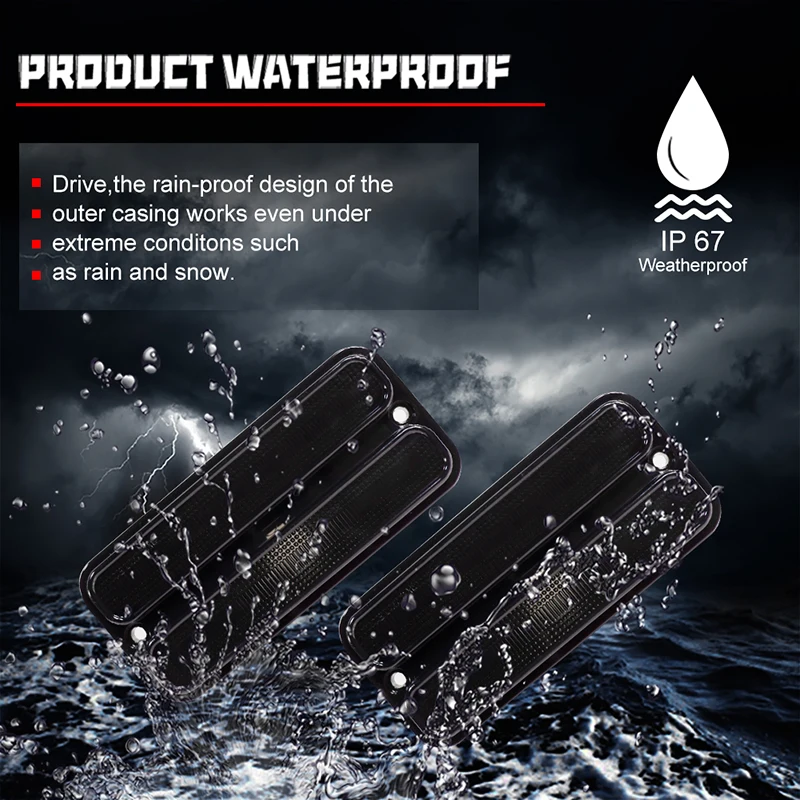 Gtinthebox-غطاء مصباح جانبي لدرابزين السيارة الأمامي والخلفي ، طقم أغطية لشاحنات النقل تشيفي و GMC ، بدون لمبة أو مقبس #4