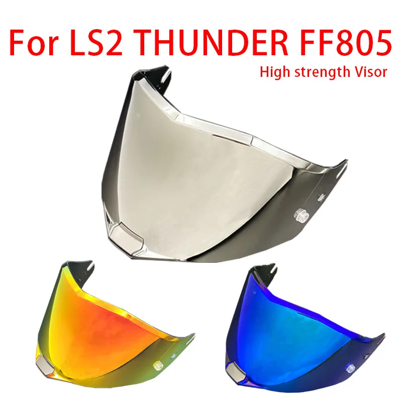 

FF805 Visors For LS2 FF805 THUNDER Motorcycle Helmet Visor Visors Motorcycle helmet accessories Electroplated helmet visor