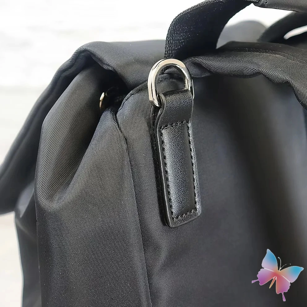 للجنسين 1017 أليكس 9SM أكياس سبائك معدنية التكتيكية مشبك العين حزمة حبل افتتاح النايلون الأسود قابل للتعديل حزام الكتف على ظهره