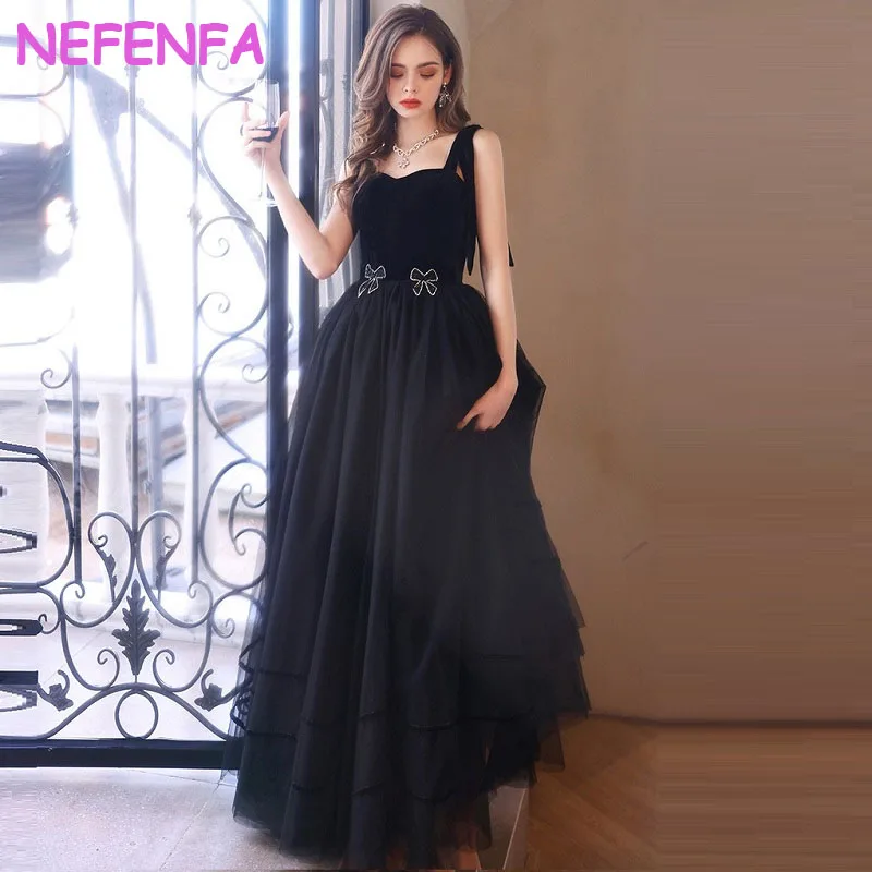 

NBFENFA Evening Dresses Female 2024 New Student Prom Formal Dress Women Elegant Evening Gown Vestido De Fiesta Party Dress