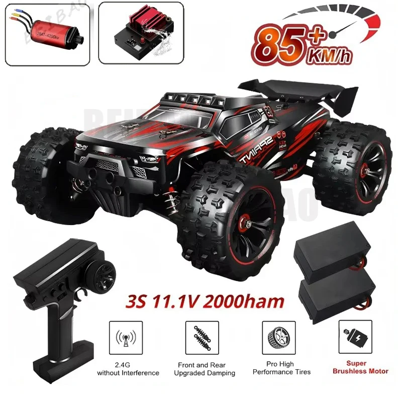 

Top New 85KM/H or 50KM/H RC Car 4WD Off-Road - Metal Chassis & 3S Battery - Dual Speed Racing Drift -For Adults Boys Gift VS MJX