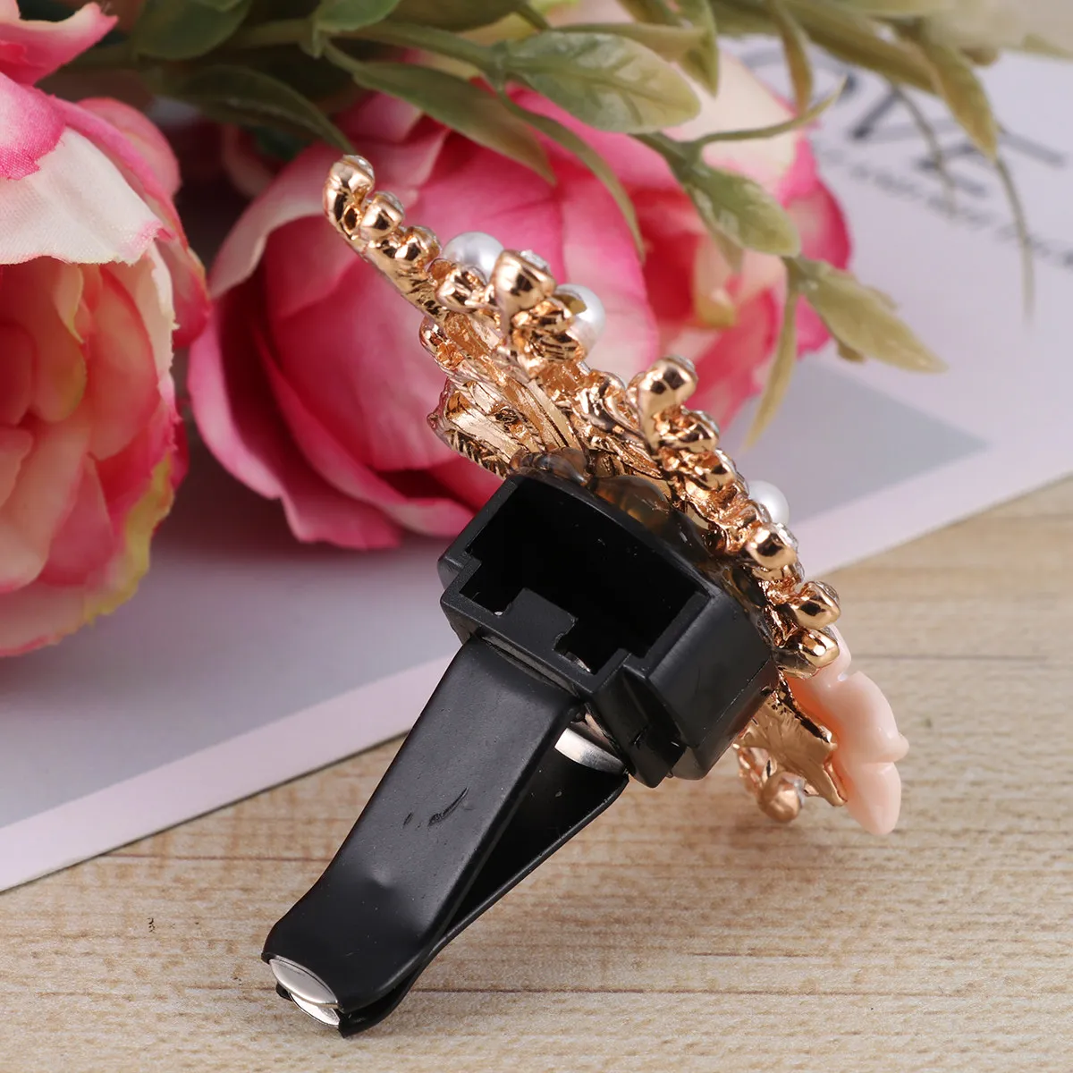 

Ароматизатор для автомобиля с блестящими стразами в виде цветочной ветви, диффузор для вентиляционного отверстия, натуральное эфирное масло, освежитель воздуха для автомобиля