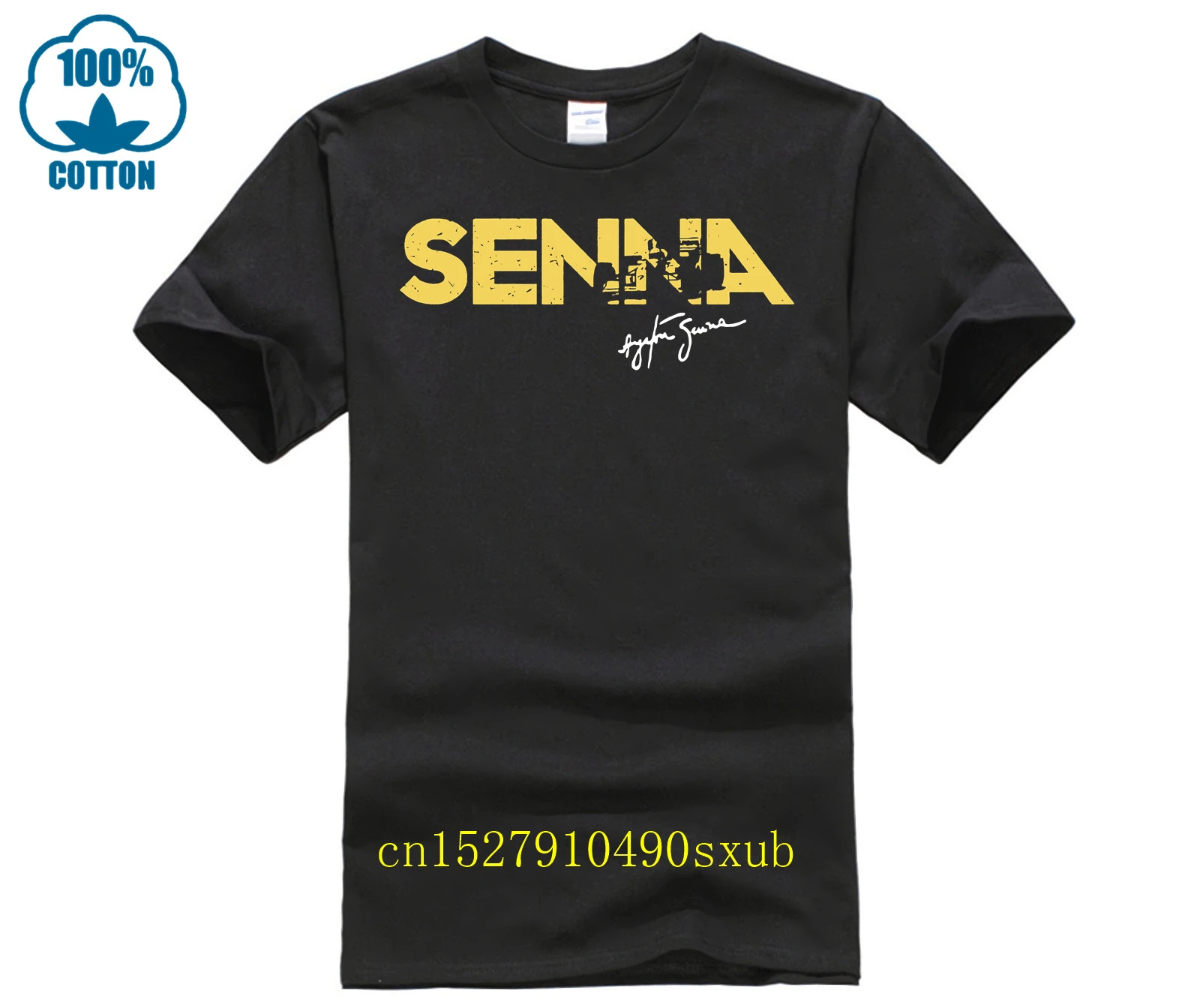 ayrton-メンズコットンtシャツクールtシャツsennaチャンピオン夏新しい2022