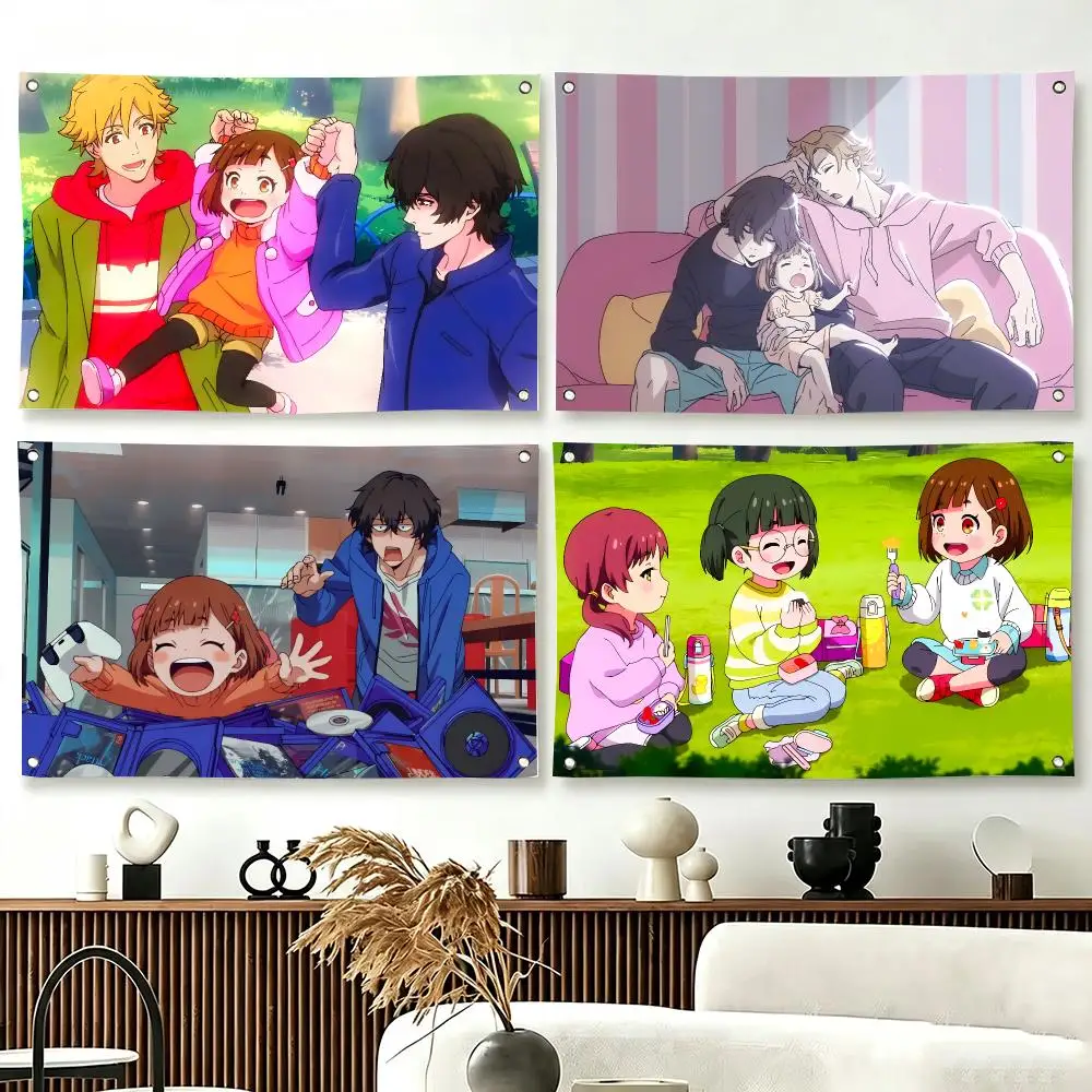 Action Anime B-Buddy Daddies Flags  For Living Room Home Dorm Decor Wall Outdoor Camping Party Banner Gifts