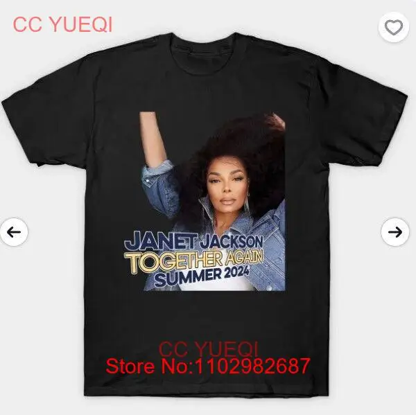 Футболка Janet Jackson - tour 2024, отличный дизайн, популярная футболка, лучшая горячая футболка