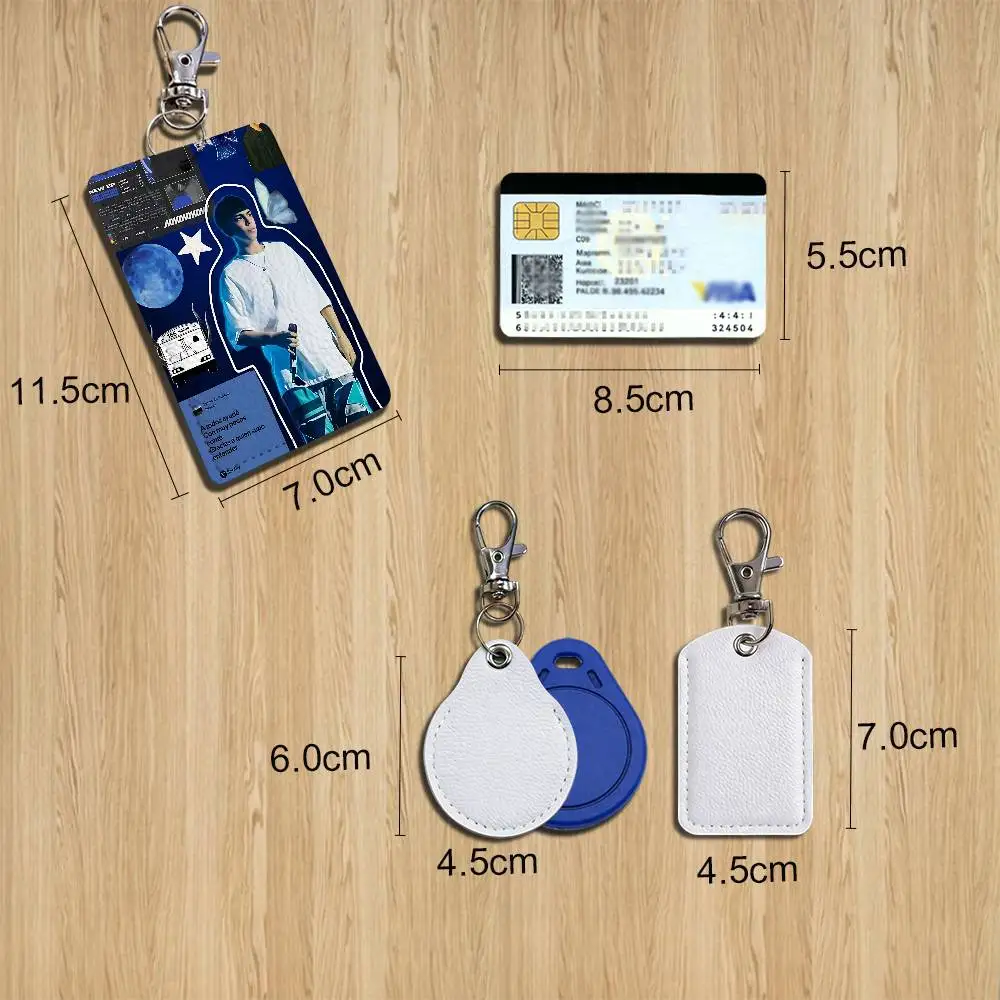 La Vida Era Rara Vez Milo J Card Holder With Keychain Executive Protection For Bank Credit Subway Bus Case