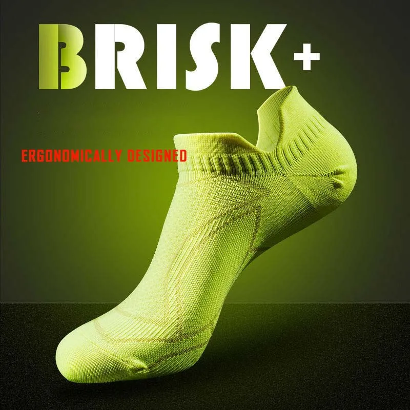 Professional Thin Breathable Anti-slip No Sweat Sports Socks Marathon Basketball Yoga Running Socks Athletic Men