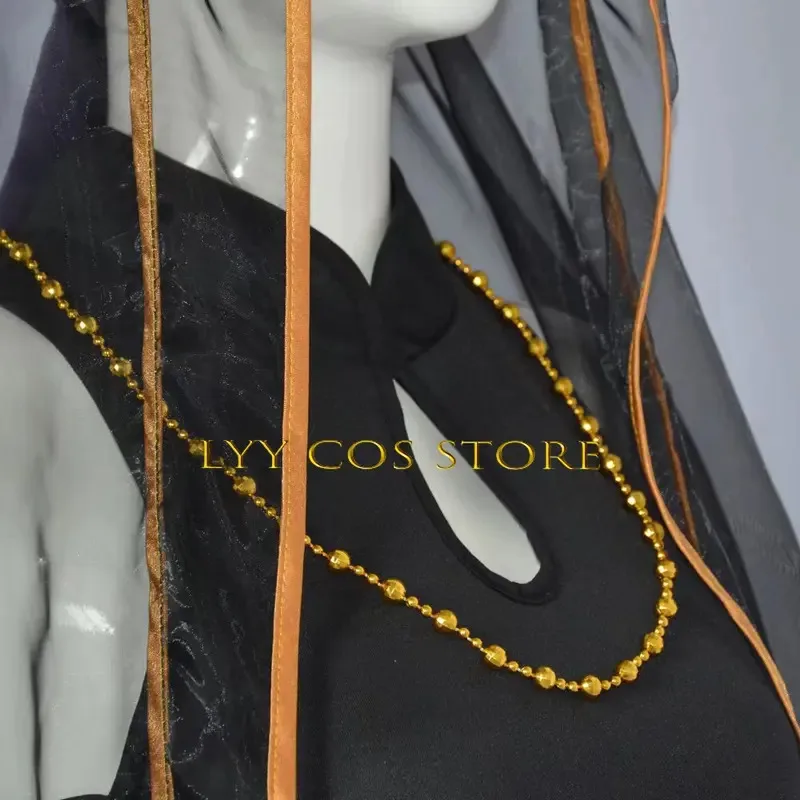 CyHyuga Hinata vestido de novia Cosplay Anime el último vestido Hyuga Hinata Cosplay mujer disfraz negro