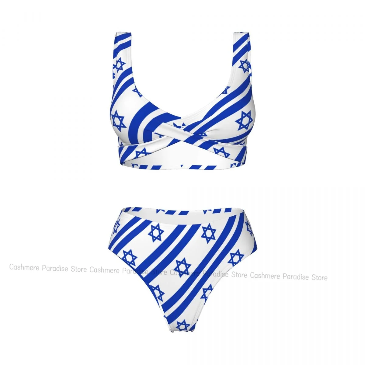

The Push-Up Bikinis Sets Woman 2025 Israel Flag Sexy Swimsuit Women