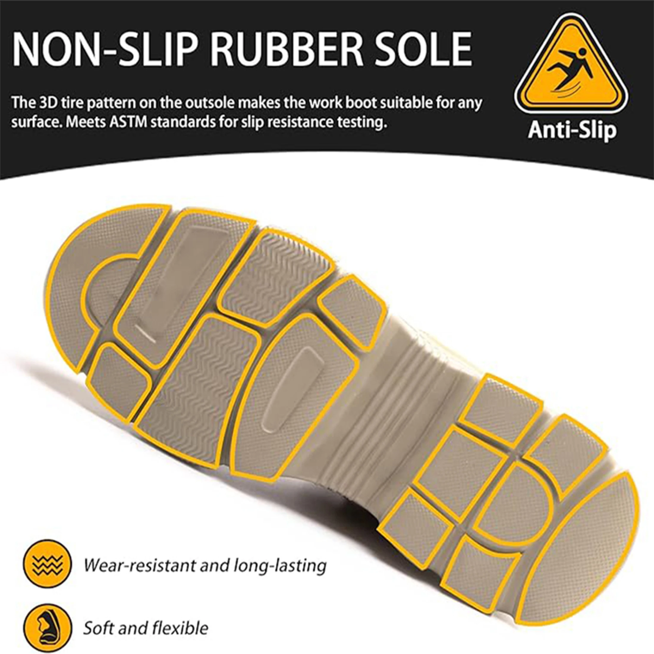 Men's Safety Shoes Men's Anti - Leather Work Factory ulasan dan harga