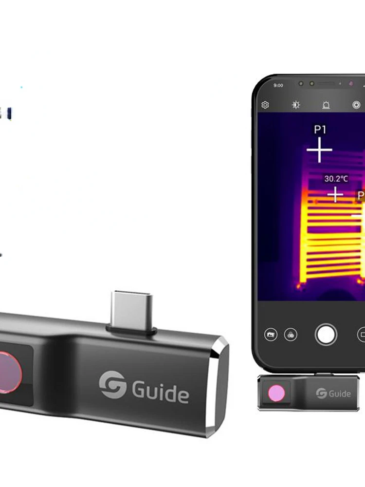 Guide Mobir Air Thermal Imaging Night Camera for Android Phone Type C iOS iPhone Infrared Imager Repair Industrial Inspection