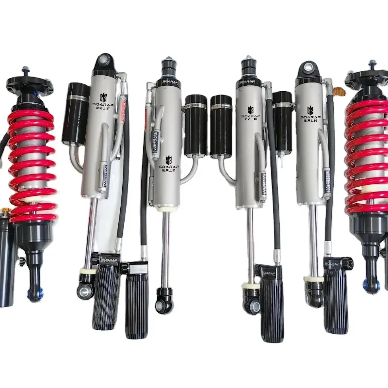 

SOARAP Customized Design King 3.0" Cylinder Tube Rear/front Triple Bypass with Dual Reservoirs Shock Absorber for FJ Cruiser