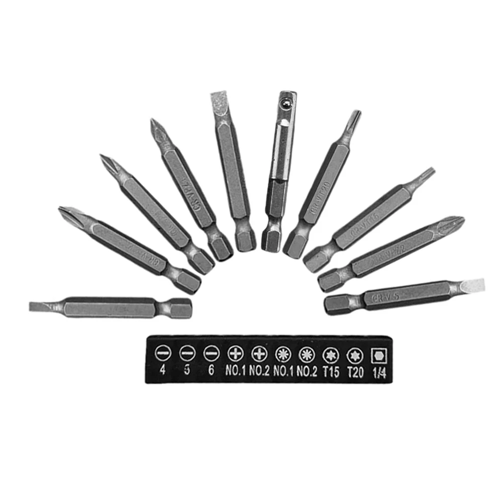 For DIY Projects Silver as Picture Hex Screwdriver Bits Screwdriver Holder Extension Rod Cordless Drill Accessories